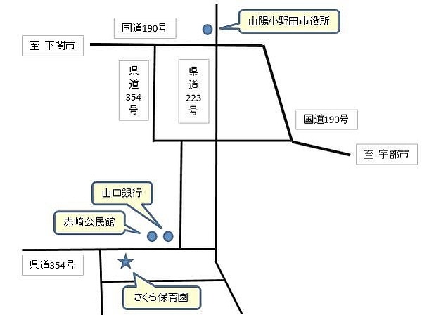 保育園位置図の画像