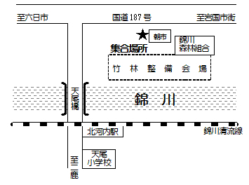 集合場所の画像