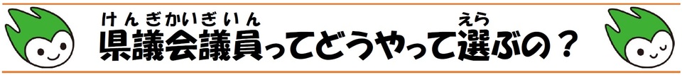 県議会議員ってどうやって選ぶの?の画像1