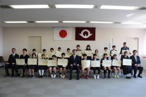 善行者表彰写真