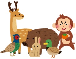 鳥獣の絵